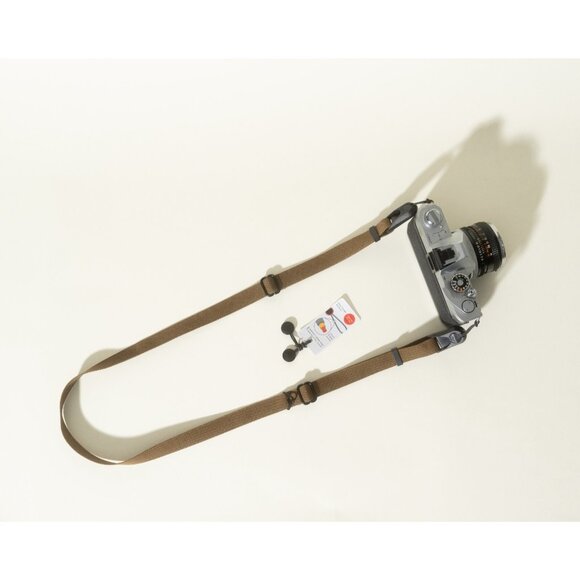 COYOTE / COPPER  / TAN Dual Adjustable Camera Neck Strap w/ Peak Design Anchors - Picture 6 of 10